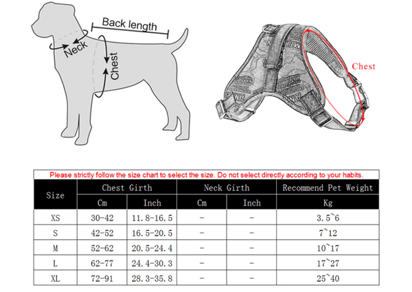 DONE Adjustable Reflective Dog Harness - Your Little Pet Store