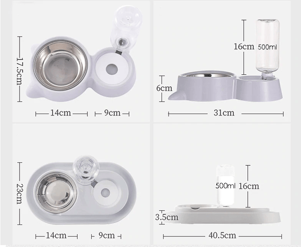 DONE Pet Drinking Fountain and Food Bowl - Your Little Pet Store