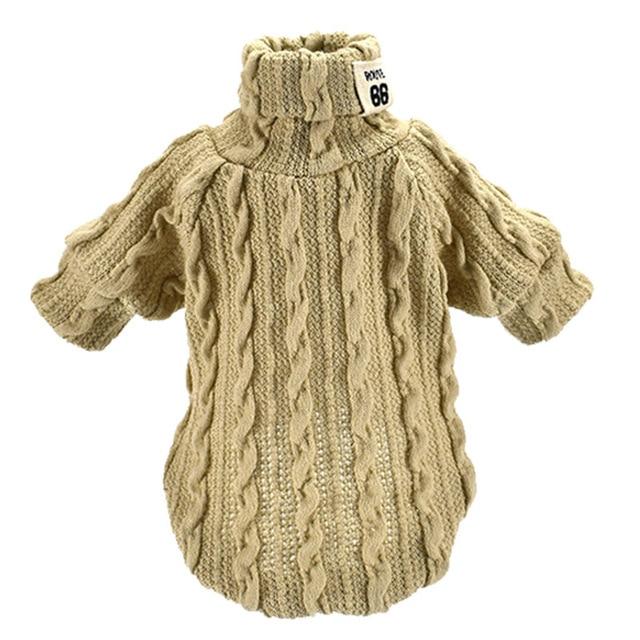 Warm Turtleneck Dog Jumper - Your Little Pet Store