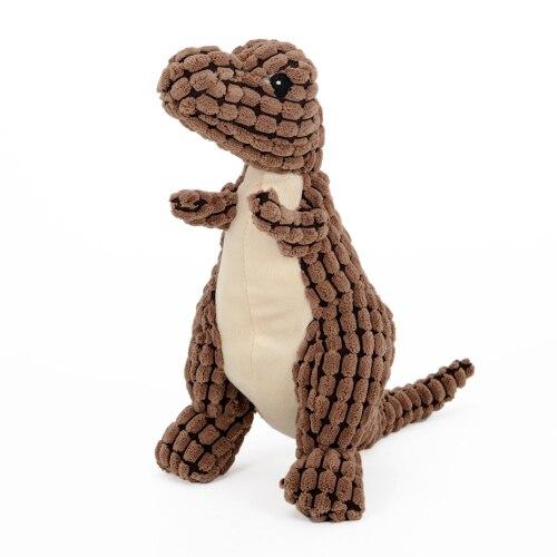 Plush Dinosaur Dog Toy - Your Little Pet Store