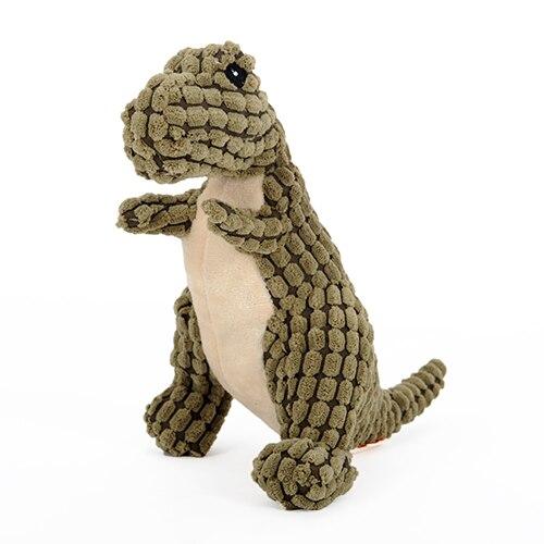 Plush Dinosaur Dog Toy - Your Little Pet Store