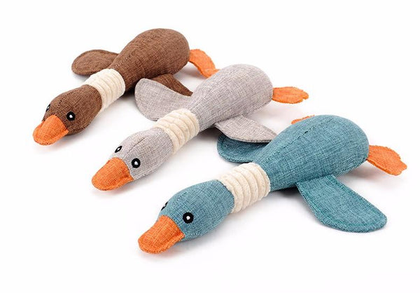 Plush Duck Dog Toy - Your Little Pet Store