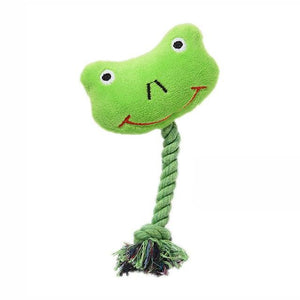 DONE Animal On Rope Plush Toy - Your Little Pet Store