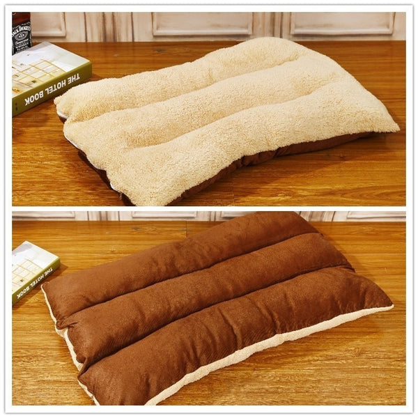 Comfy Plush Dog Lounger Bed