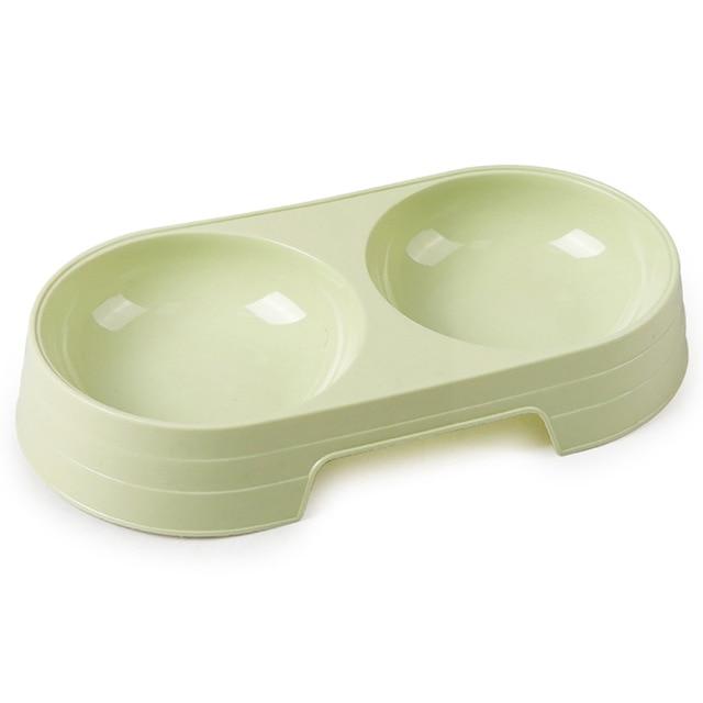 DONE Candy Colour Plastic Pet Double Bowls - Your Little Pet Store